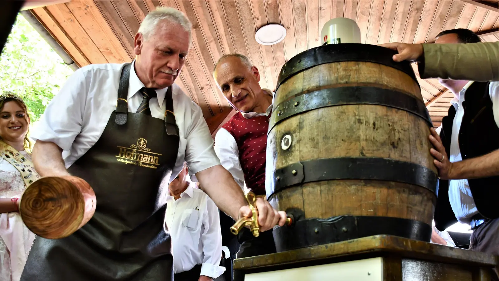 Auch in diesem Jahr wird Bürgermeister Klaus Meier das erste Fass Kerwabier anstechen.  (Foto: Gudrun Schwarz-Köhler)