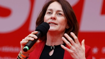 Die Spitzenkandidatin der SPD für die Europawahl: Katarina Barley. (Foto: Georg Wendt/dpa)
