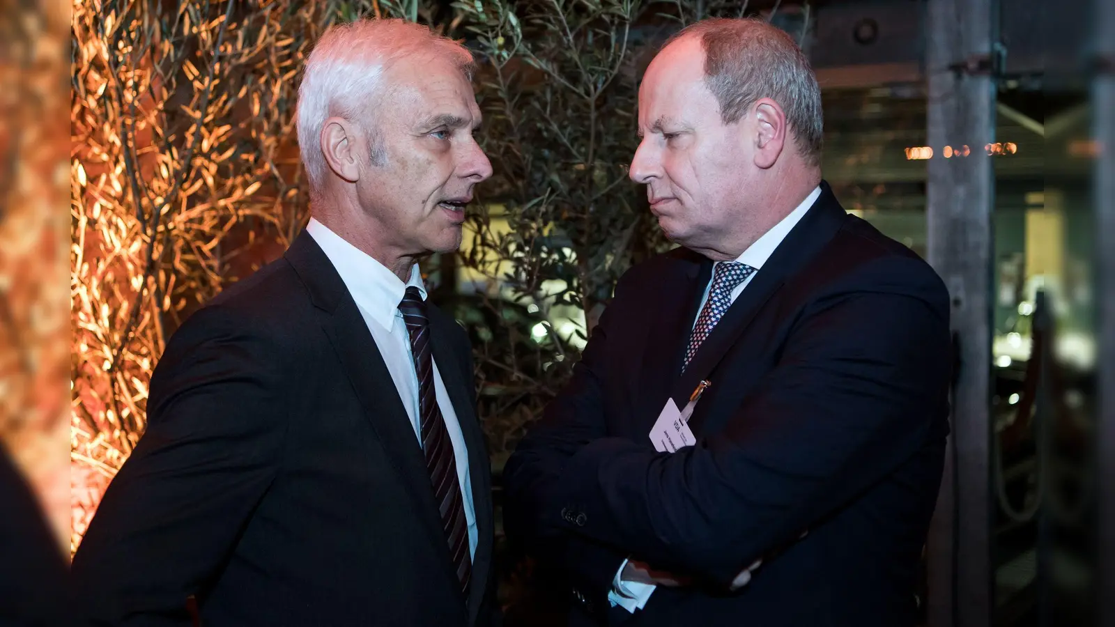 Jens Hanefeld (rechts) wird neuer deutscher Botschafter in den USA (Foto: Bernd von Jutrczenka/dpa)