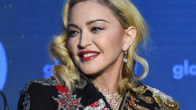 Madonna machte auch mit ihrem veränderten Aussehen Schlagzeilen. (Foto: Evan Agostini/Invision/AP/dpa)