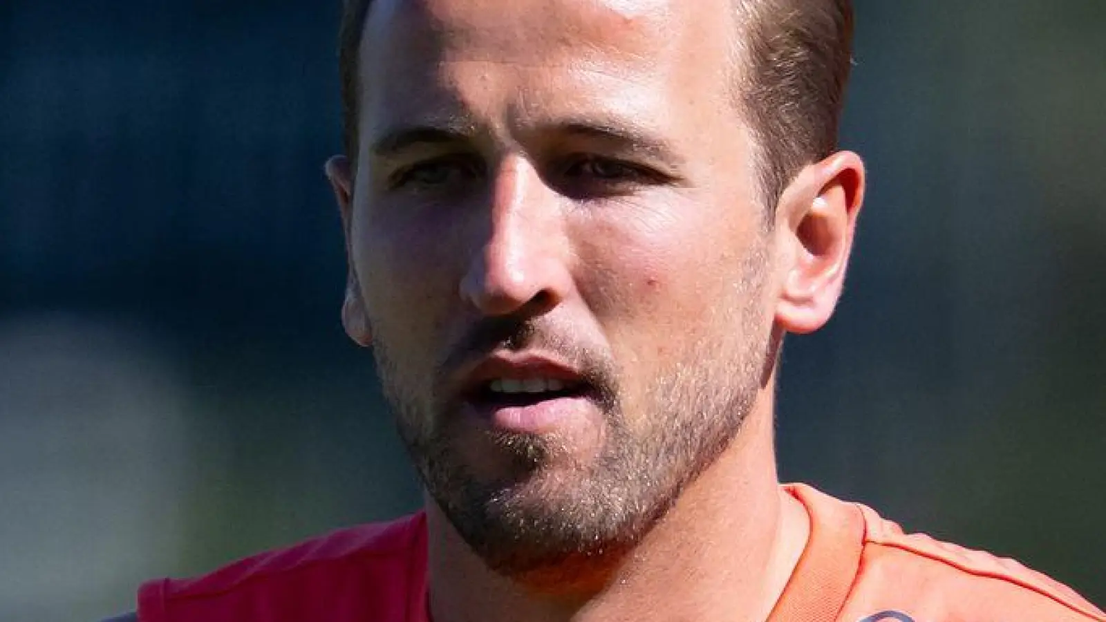 Münchner Muskelspiele beim Training: Harry Kane. (Foto: Sven Hoppe/dpa)