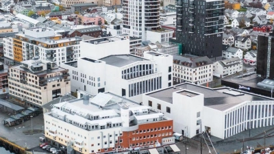 Skyline von Bodø: Die Kulturhauptstadt nördlich des Polarkreises hat 54.000 Einwohner. (Foto: ---/Visit Bodø/dpa)