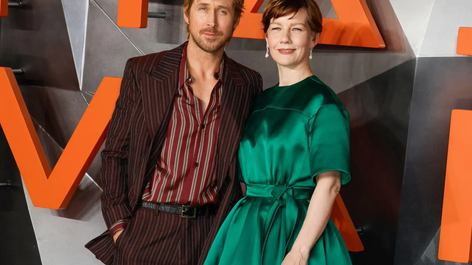 Für den Film „Der Astronaut – Project Hail Mary“ standen Hüller und Gosling gemeinsam vor der Kamera.  (Foto: Cat Morley/SOPA Images via ZUMA Press Wire/dpa)