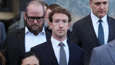 Auch Meta-Chef Mark Zuckerberg wurde in dem Prozess vor Geschworenen befragt. (Archivbild) (Foto: Damian Dovarganes/AP/dpa)
