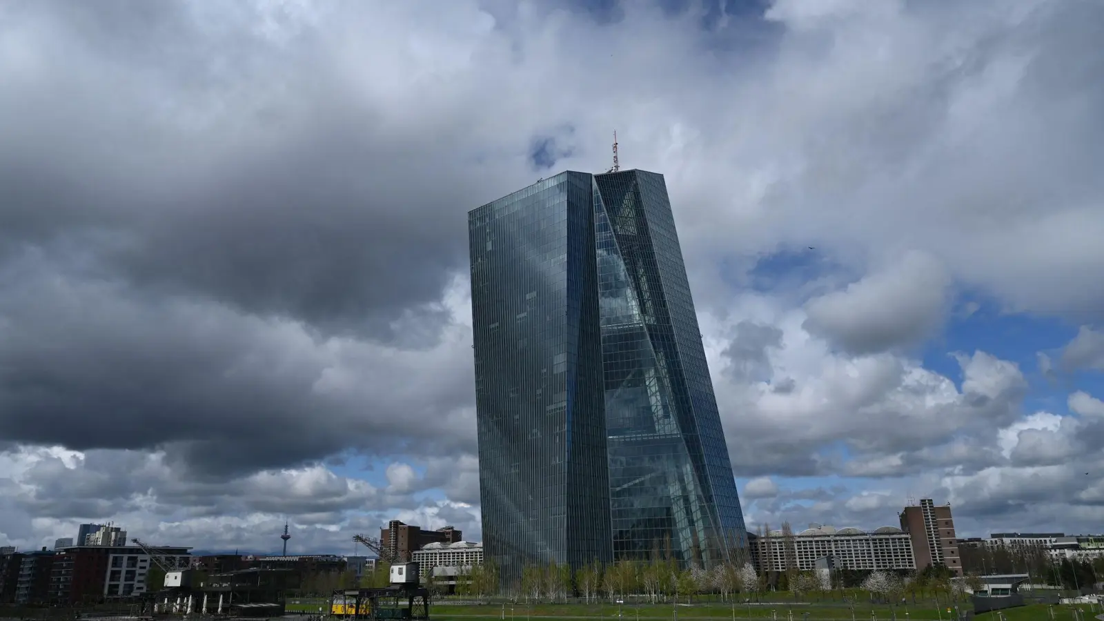 Die Europäischen Zentralbank (EZB) Frankfurt am Main. (Foto: Arne Dedert/dpa)