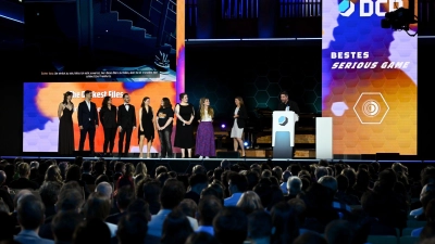 Doppelter Gewinner: „The Darkest Files“ von Paintbucket Games wurde als bestes deutsches Spiel und bestes Serious Game ausgezeichnet. (Foto: Sven Hoppe/dpa)