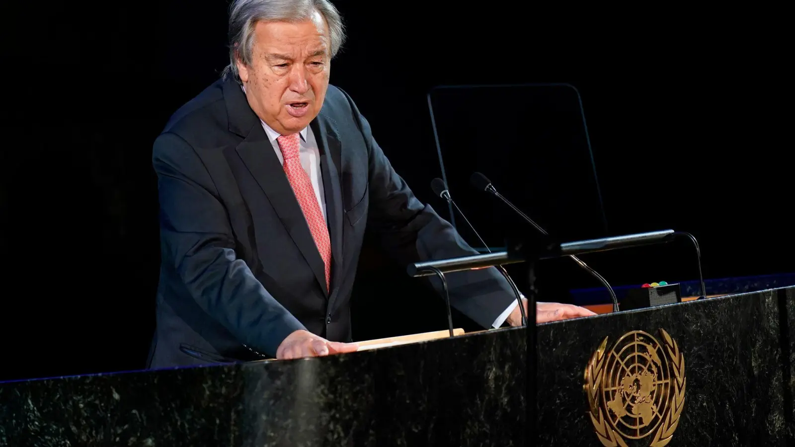 UN-Generalsekretär António Guterres hat in New York zu einem Gipfel über die Lage der Bildung weltweit eingeladen. (Foto: Seth Wenig/AP/dpa)