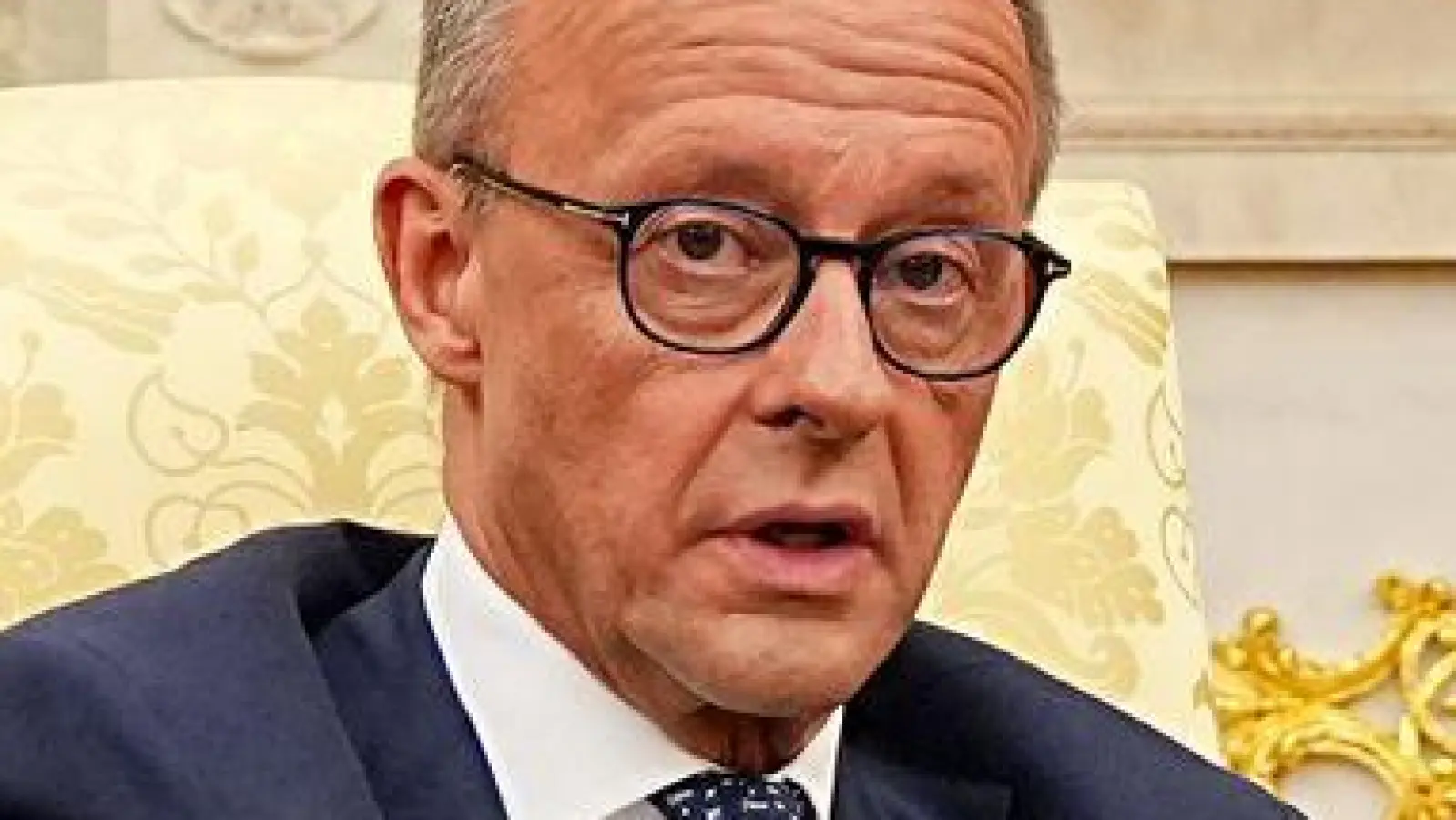 Der Umgang mit der AfD war laut Bundeskanzler Merz kein Thema zwischen ihm und US-Präsident Trump.  (Foto: Michael Kappeler/dpa)