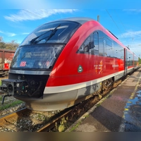 Die RB82 ist momentan langsamer als gewohnt zwischen Steinach und Rothenburg unterwegs. (Foto: Anna Franck)