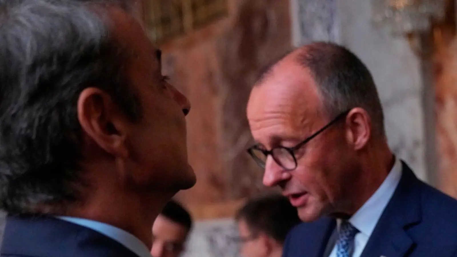 Sieht die Aufrüstung nicht als einziges wichtiges Gesprächsthema: Bundeskanzler Friedrich Merz. (Foto: Ida Marie Odgaard/Ritzau Scanpix Foto/AP/dpa)