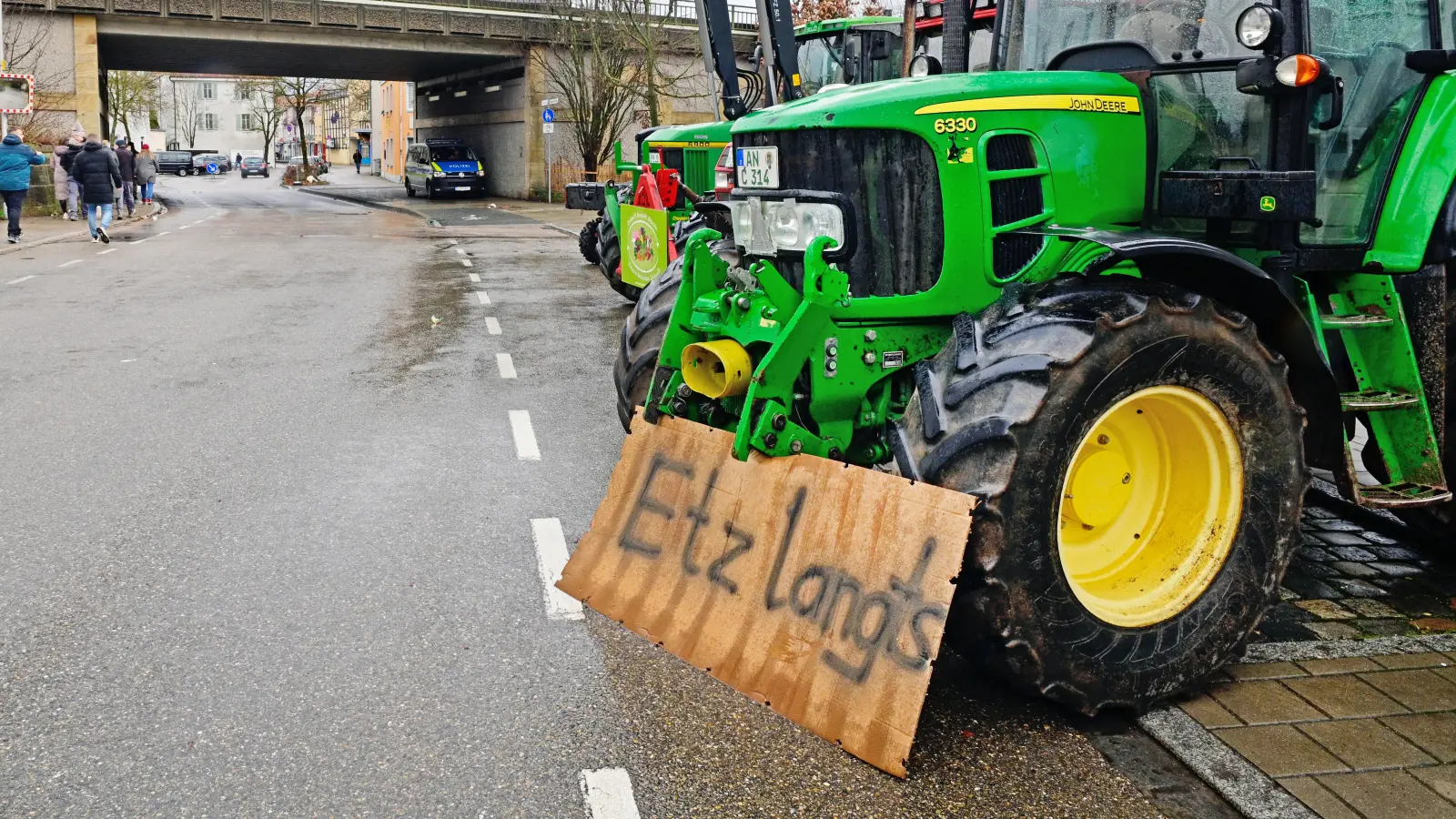Die Landwirte demonstrieren am Montag insbesondere im öffentlichen Verkehrsraum an verschiedenen Stellen. (Archivfoto: Jim Albright)