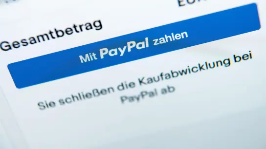 Einer Studie zufolge konnte der Online-Bezahldienst PayPal konnte seinen Marktanteil 2021 von 24,9 auf 28,2 Prozent steigern. (Foto: Silas Stein/dpa)