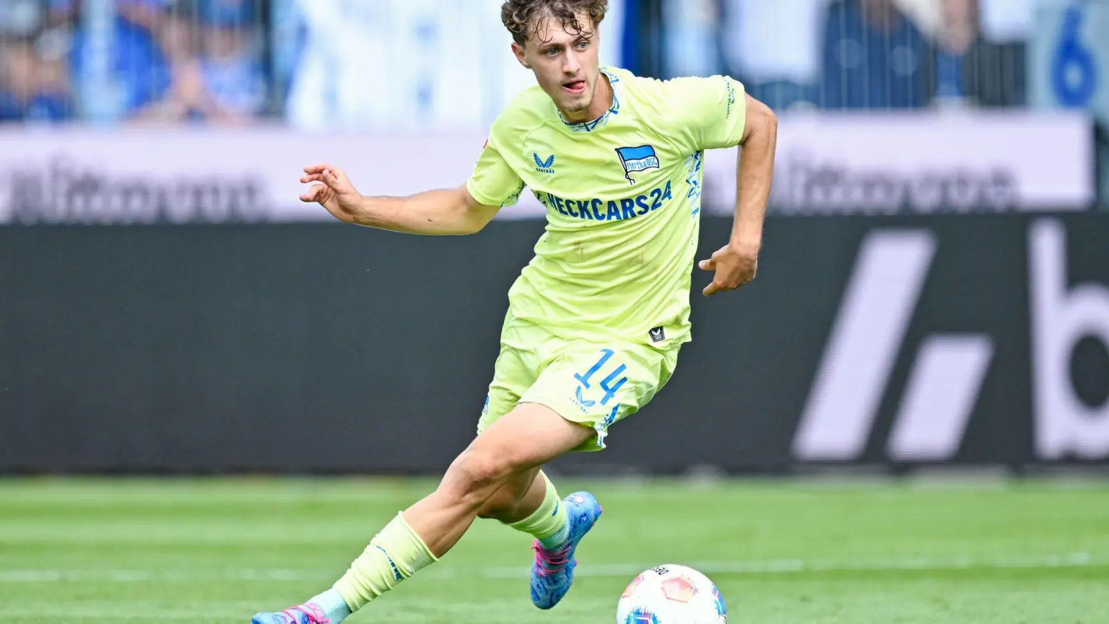 Mit Elversberg in der Bundesliga: Maurice Krattenmacher (Archivbild). (Foto: Uwe Anspach/dpa)