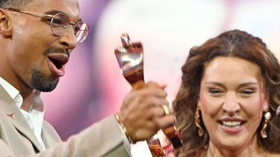 Bekam den Preis von seinem Vater: Leo Neugebauer. (Foto: Uli Deck/dpa)