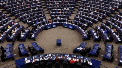 Das Europäische Parlament in Straßburg - am 9. Juni findet in Deutschland die Europawahl statt.. (Foto: Jean-Francois Badias/AP/dpa)