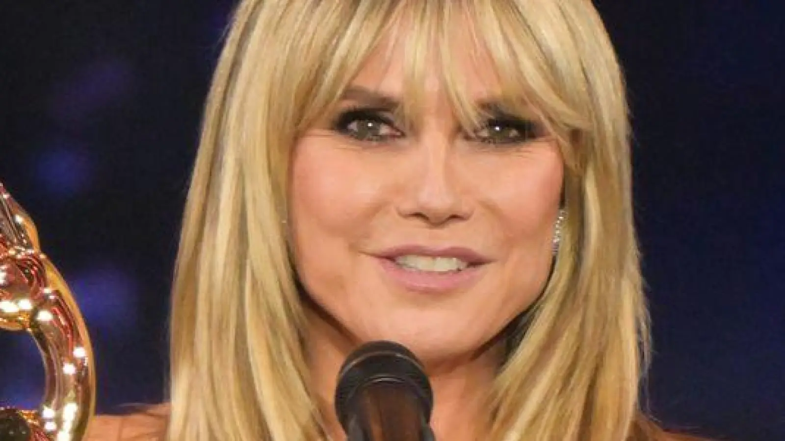 Model Heid Klum ist in der Kategorie Entertainment ausgezeichnet worden. (Foto: Peter Kneffel/dpa)