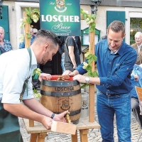 Erster Bürgermeister Peter Kaltenhäuser wird den Bieranstich am Samstag um 16.30 Uhr vornehmen. (Foto: Theo Kretzmann)