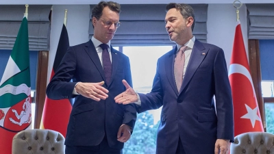 Der letzte Tag der Türkei-Reise von NRW-Ministerpräsident Wüst steht im Zeichen der Wirtschaftsbeziehungen. (Foto: Rolf Vennenbernd/dpa)