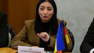 Entwicklungsministerin Reem Alabali Radovan reiste nach Kiew. (Foto: Hendrik Schmidt/dpa)