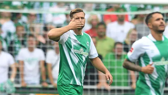 Steht nach acht Bundesliga-Partien bei sieben Toren und zwei Vorlagen: Werders Niclas Füllkrug. (Foto: Carmen Jaspersen/dpa)
