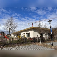 Die Kita „Haus der Kinder Miriam/St. Magdalena“ im Dinkelsbühler Gaisfeld ist seit einiger Zeit in Betrieb. Jetzt müssen noch einige laut Stadtverwaltung kleinere Mängel beseitigt werden. (Foto: Martina Haas)