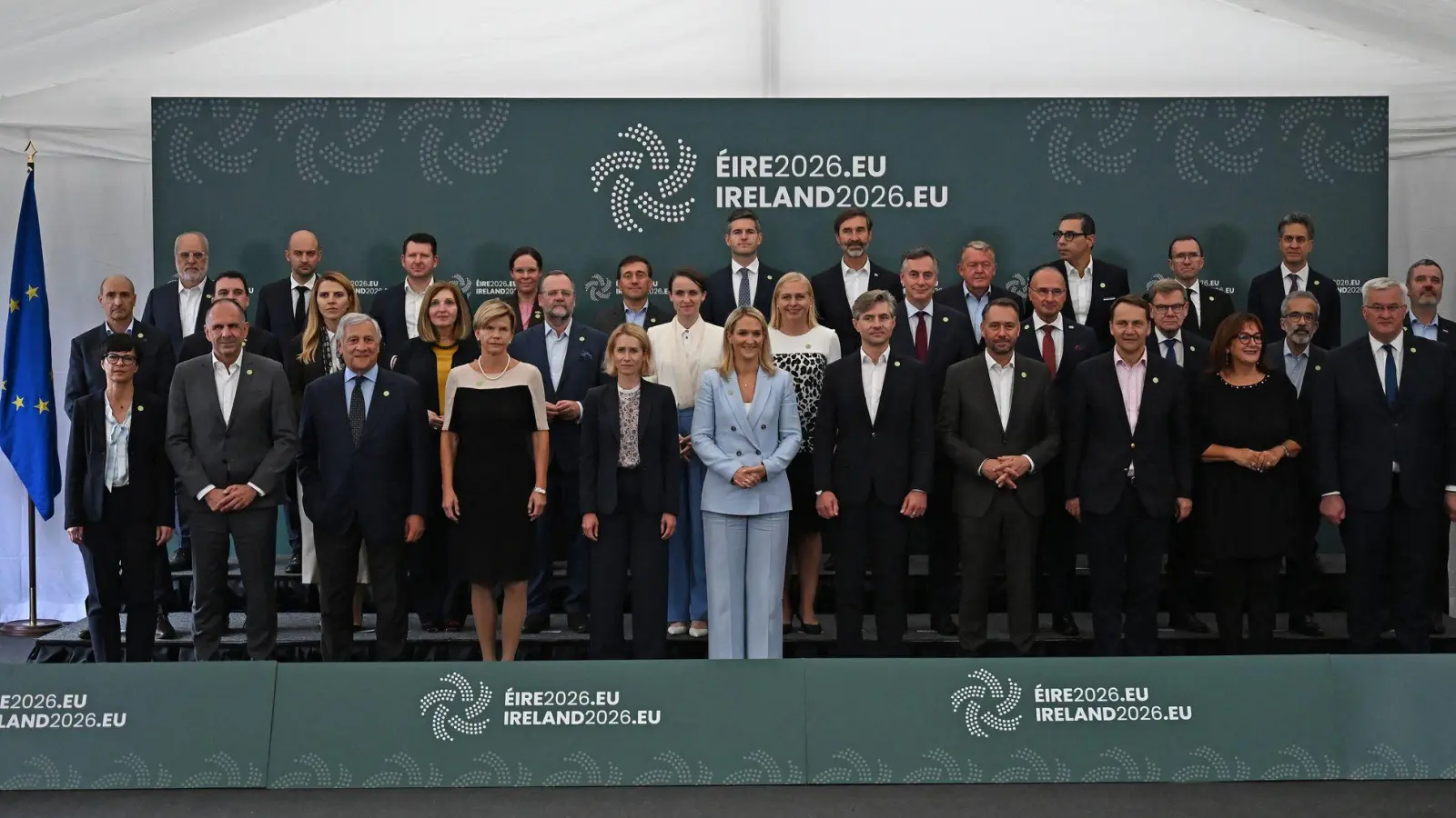 Beim informellen Treffen der Außenminister der EU-Staaten in Irland gab es gute Neuigkeiten für die Ukraine. (Foto: Michael Brandt/dpa)