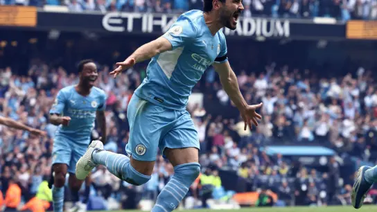 Schießt Manchester City mit einem Doppelpack zum Titel: Ilkay Gündogan. (Foto: Darren Staples/CSM via ZUMA Press Wire/dpa)