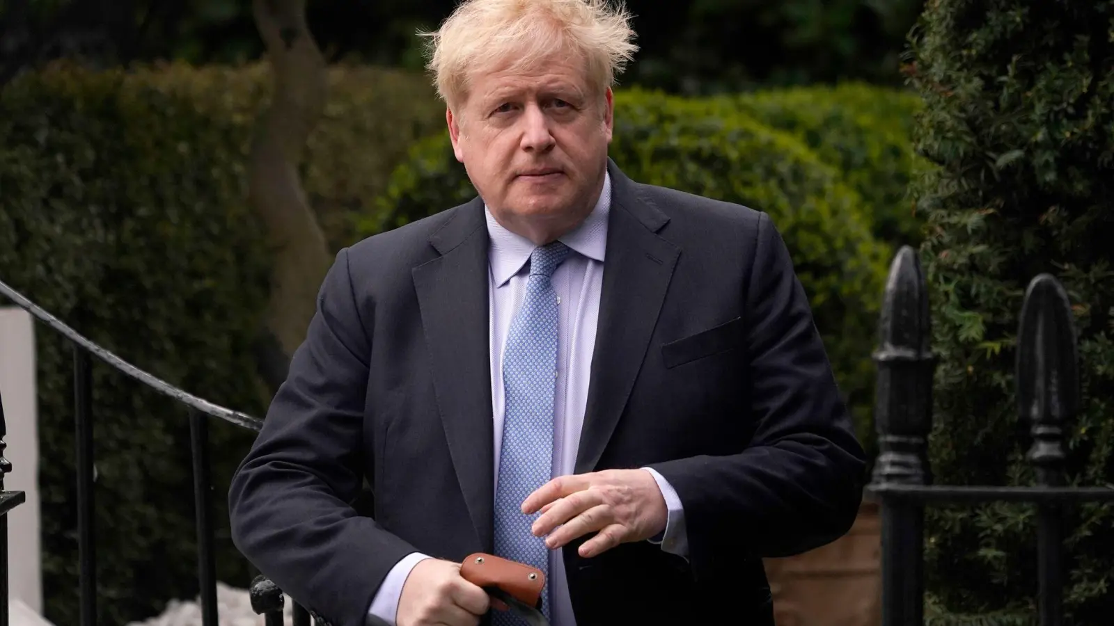 Boris Johnson kündigte an, sein Parlamentsmandat mit sofortiger Wirkung abzugeben. (Foto: Alberto Pezzali/AP)