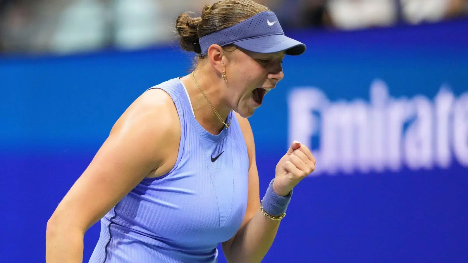 Amanda Anisimova hat nach der Klatsche vom Wimbledon-Finale wieder die Chance auf ihren ersten Grand-Slam-Titel. (Foto: Kirsty Wigglesworth/AP/dpa)