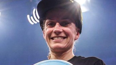 Tina Rupprecht wird Mama und beendet ihre Box-Karriere. (Archivbild) (Foto: Andreas Gora/dpa)