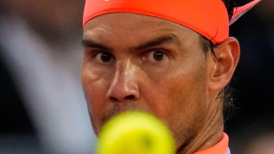 Rafael Nadal ist beim Turnier in Madrid ausgeschieden. (Foto: Manu Fernandez/AP/dpa)