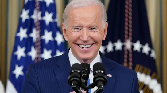 US-Präsident Joe Biden feierte am Sonntag seinen 80. Geburtstag. (Foto: Susan Walsh/AP/dpa/Archiv)