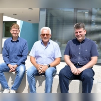 Bomhard-Dreamteam: Philipp Specht, Friedrich Bauer und Christoph Kilian (von links). (Foto: Johannes Zimmermann)
