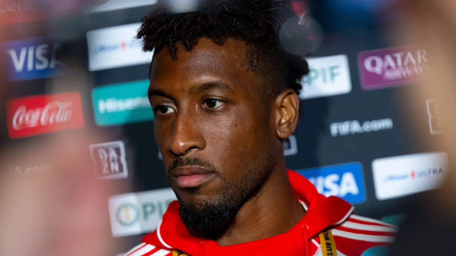 Kingsley Coman will beim FC Bayern bleiben. (Foto: Sven Hoppe/dpa)