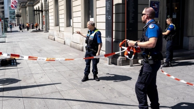 Polizei: Der mutmaßliche Täter hatte IS-Propaganda verbreitet.  (Foto: Claudio Thoma/KEYSTONE/dpa)