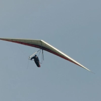 Ein Drachenflieger wird bei Brannenburg vermisst. (Symbolbild)  (Foto: Uwe Anspach/dpa)