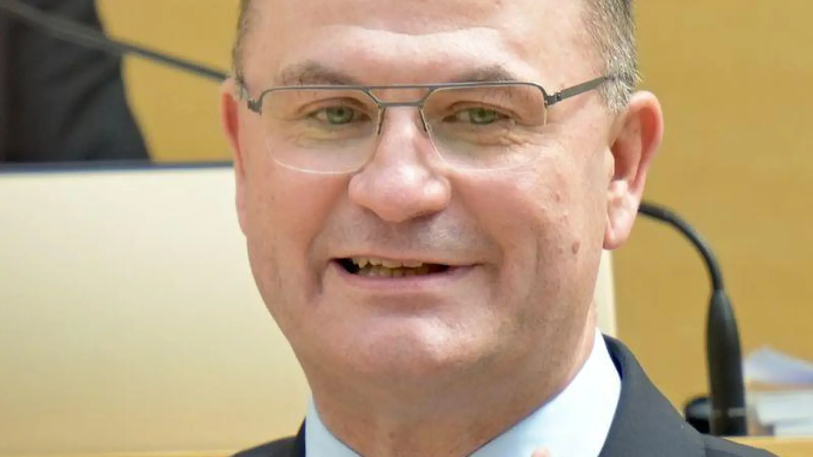 Finanzminister Füracker verteidigt den Haushalt im Landtag. (Foto: Malin Wunderlich/dpa)