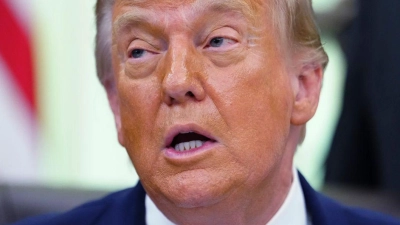 US-Präsident Donald Trump droht dem Iran mit neuen Angriffen.  (Foto: Julia Demaree Nikhinson/AP/dpa)