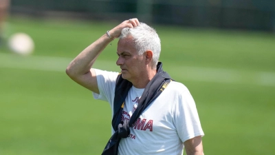 Polarisiert: Roma-Coach José Mourinho. (Foto: Alessandra Tarantino/AP/dpa)