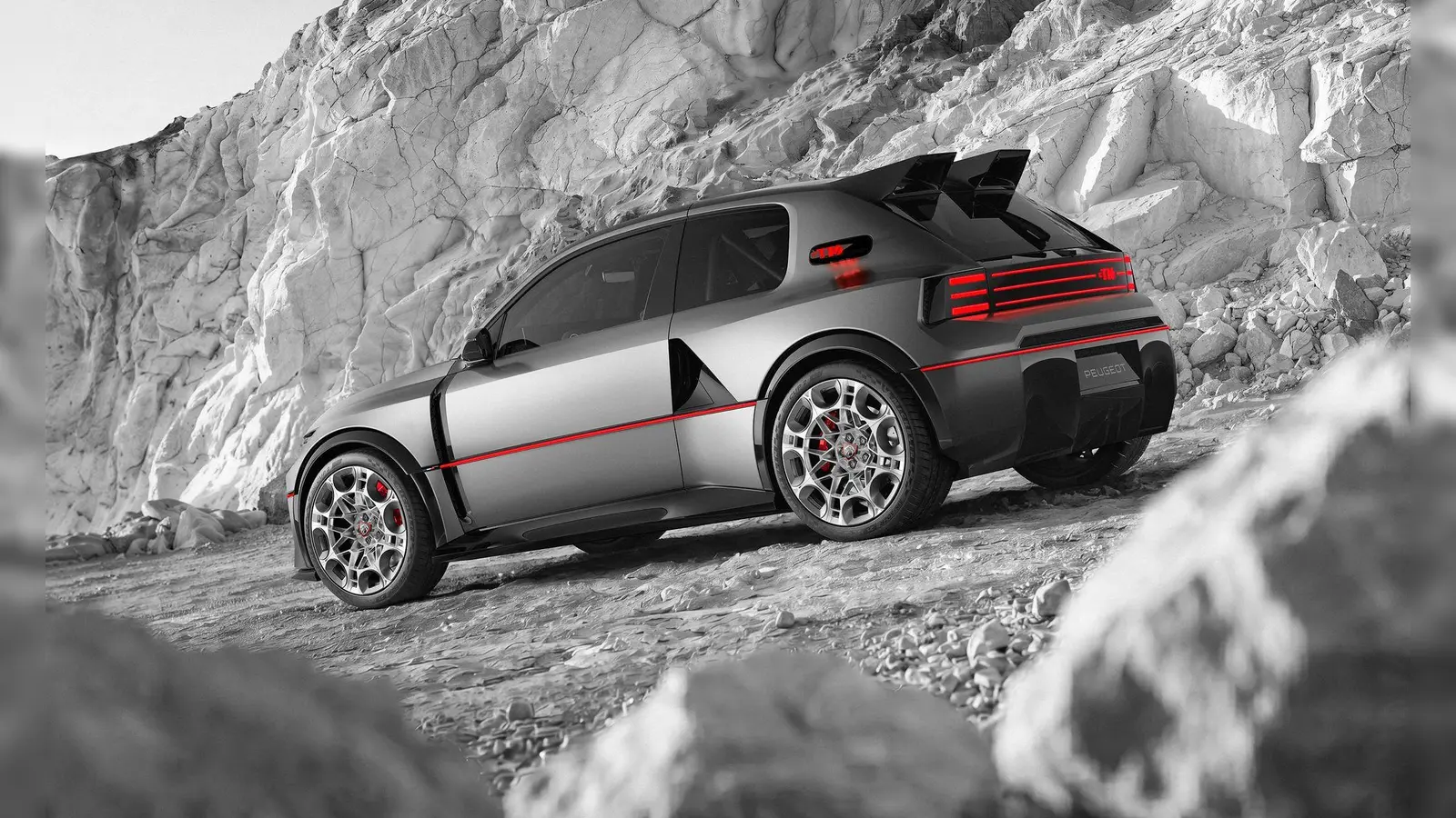 Zurück in die Zukunft: Die Peugeot-Studie E-T16 soll auf den nächsten 208 neugierig machen. (Foto: Peugeot/dpa-tmn)