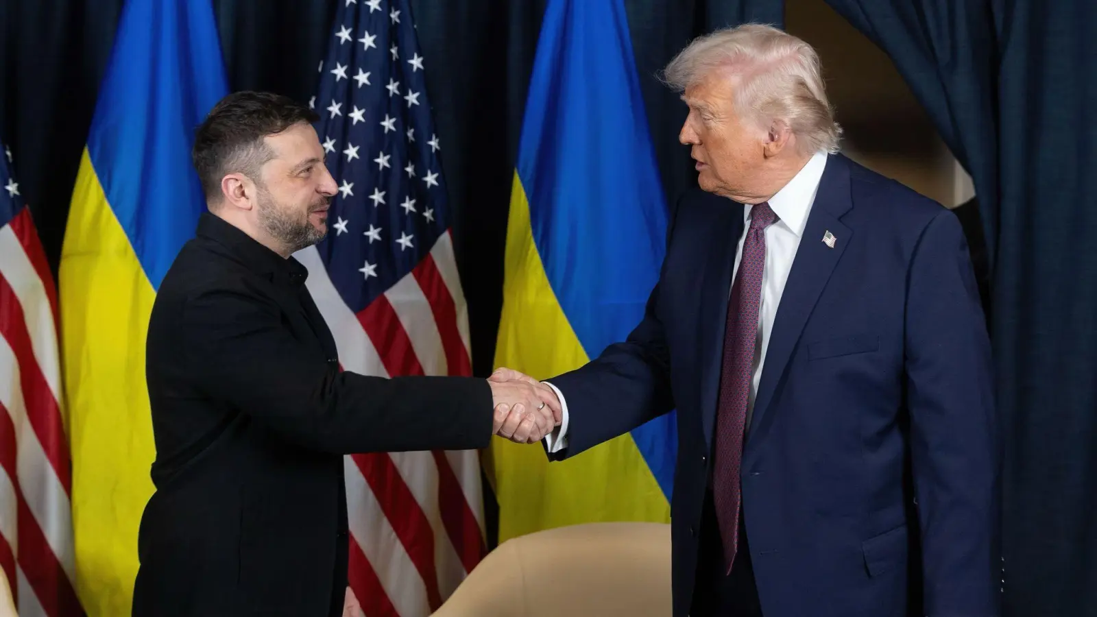 Die USA drängten auf das trilaterale Treffen in den Vereinigten Arabischen Emiraten. (Foto: Ukraine Presidency/Ukrainian Pre/Planet Pix via ZUMA Press Wire/dpa)