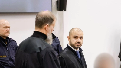 Am Landgericht Nürnberg-Fürth beginnt der Prozess wegen wegen tödlicher Schüsse. (Foto: Daniel Löb/dpa)