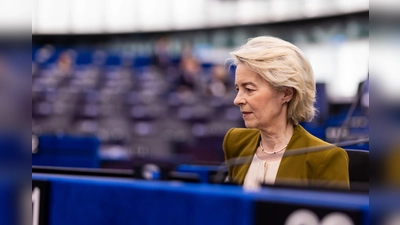 Vorherige Misstrauensanträge gegen Ursula von der Leyens EU-Kommission scheiterten deutlich. (Archivbild) (Foto: Philipp von Ditfurth/dpa)