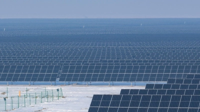 China war laut einer Studie der Denkfabrik Ember im ersten Halbjahr 2025 für 55 Prozent des weltweiten Solarwachstums verantwortlich. (Foto: Zhang Cheng/Xinhua/dpa)