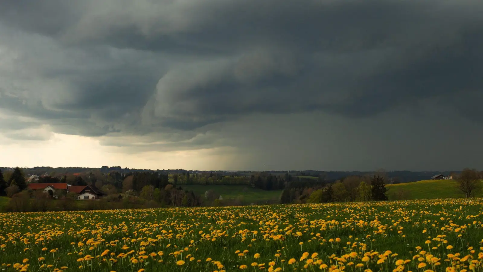 Dunkle Wolken und Gewitter wird es auch in den kommenden Tagen geben. (Archivbild) (Foto: Alexander Wolf/onw-images/dpa)