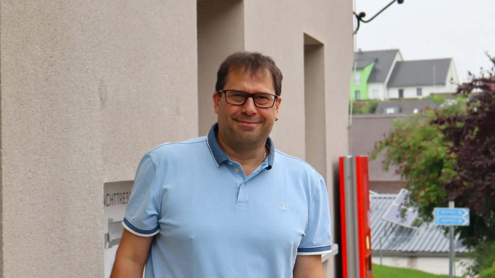 Stefan Bußinger möchte Bürgermeister von Mitteleschenbach bleiben. (Foto: Antonia Müller)