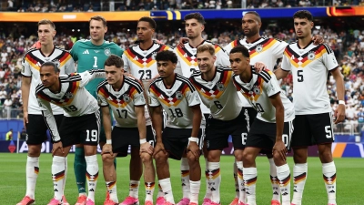 Die erste deutsche Startelf bei der WM 2026.   (Foto: Christian Charisius/dpa)