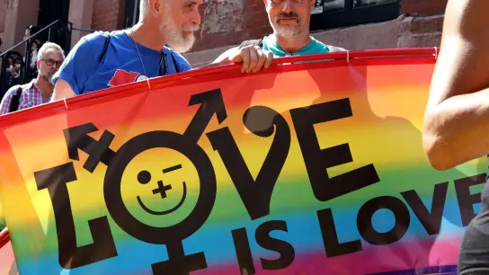 Anhänger der LGBTQ-Bewegung in New York. (Foto: G. Ronald Lopez/ZUMA Wire/dpa)