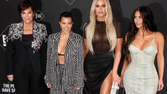 Kris Jenner (l-r), Kourtney Kardashian, Khloe Kardashian und Kim Kardashian bei den Peoples Choice Awards. (Foto: Imagespace/ZUMA Wire/dpa)