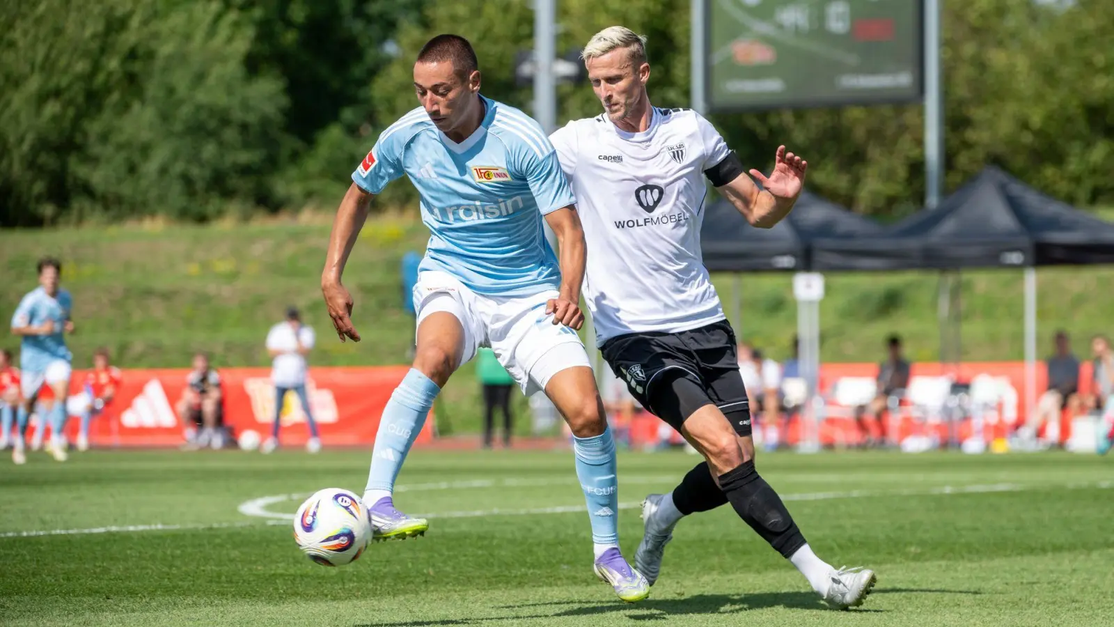 Die Polizei hat gegen einen Union-Fan wegen verhetzender Beleidigung Ermittlungen eingeleitet. (Foto: Matthias Koch/dpa)